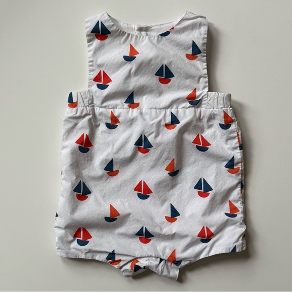 Jacadi Other - Jacadi Baby Unisex Sailboat Romper - Size 12M